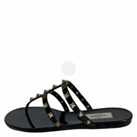 Valentino rockstud discount jelly thong sale